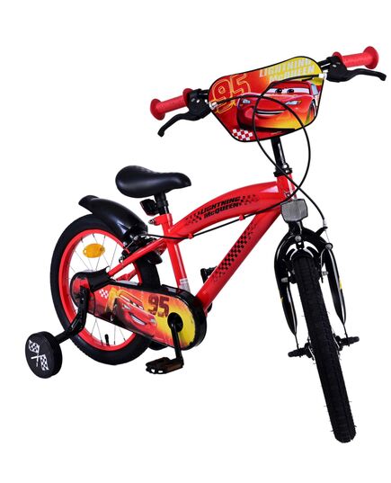Disney Cars Kinderfahrrad - Jungen - 16 Zoll - Rot - Zwei Handbremsen