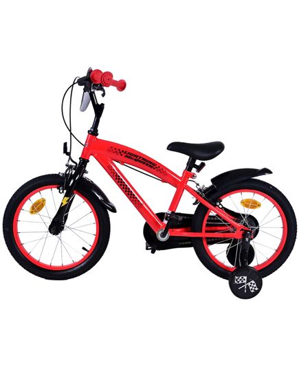 Disney Cars Kinderfahrrad - Jungen - 16 Zoll - Rot - Zwei Handbremsen