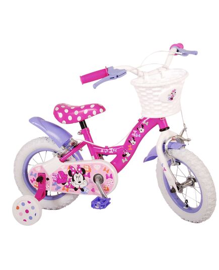 Disney Minnie Cutest Ever! Kinderfahrrad - Mädchen - 12 Zoll - Rosa - Zweihandbremsen