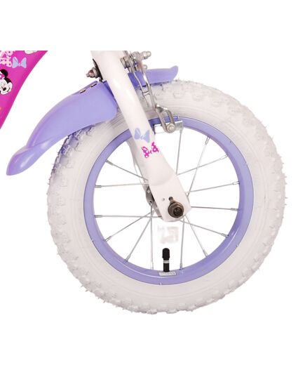 Disney Minnie Cutest Ever! Kinderfahrrad - Mädchen - 12 Zoll - Rosa - Zweihandbremsen