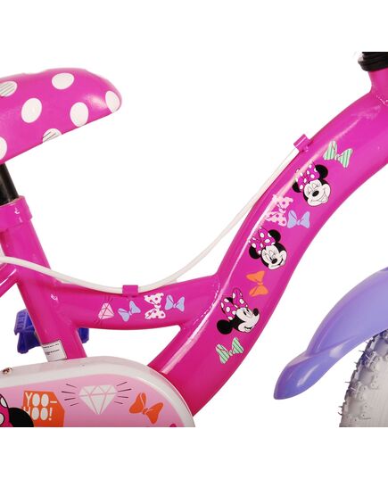 Disney Minnie Cutest Ever! Kinderfahrrad - Mädchen - 12 Zoll - Rosa - Zweihandbremsen