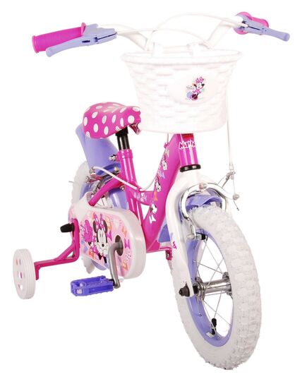 Disney Minnie Cutest Ever! Kinderfahrrad - Mädchen - 12 Zoll - Rosa - Zweihandbremsen