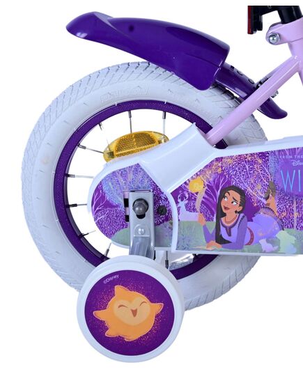 Disney Wish Kinderfahrrad - Mädchen - 12 Zoll - Lila