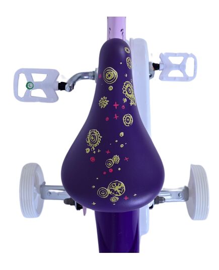 Disney Wish Kinderfahrrad - Mädchen - 12 Zoll - Lila