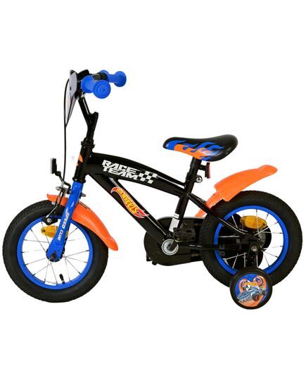 Hot Wheels Kinderfahrrad – Jungen – 12 Zoll – Schwarz Orange Blau