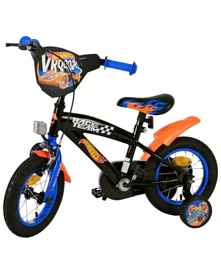 Hot Wheels Kinderfahrrad – Jungen – 12 Zoll – Schwarz Orange Blau
