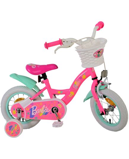 Barbie Kinderfahrrad - Mädchen - 12 Zoll - Rosa