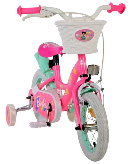 Barbie Kinderfahrrad - Mädchen - 12 Zoll - Rosa