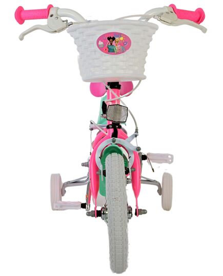 Barbie Kinderfahrrad - Mädchen - 12 Zoll - Rosa - Zweihandbremsen