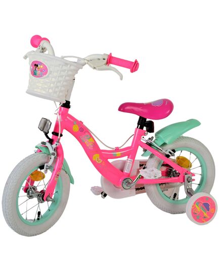 Barbie Kinderfahrrad - Mädchen - 12 Zoll - Rosa - Zweihandbremsen