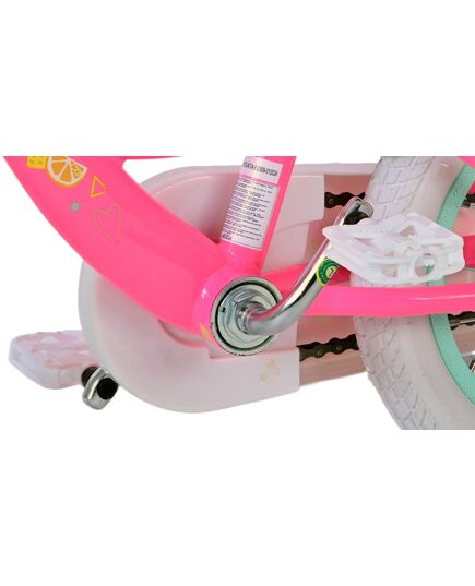 Barbie Kinderfahrrad - Mädchen - 12 Zoll - Rosa - Zweihandbremsen