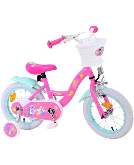 Barbie Kinderfahrrad - Mädchen - 14 Zoll - Rosa