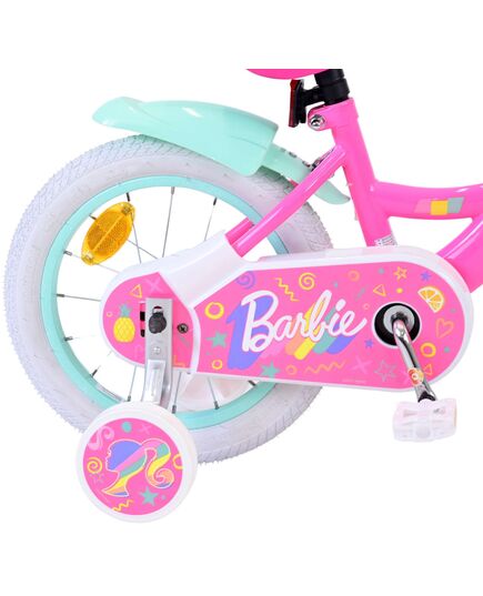 Barbie Kinderfahrrad - Mädchen - 14 Zoll - Rosa