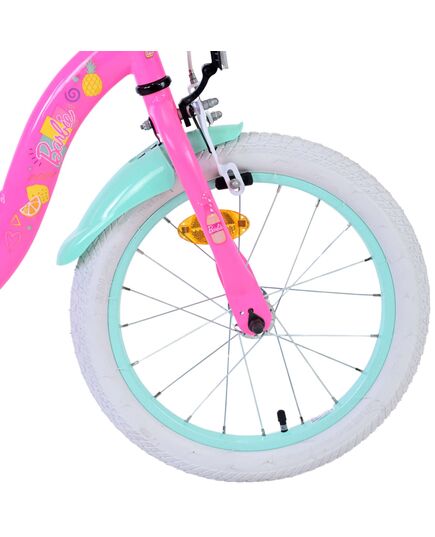 Barbie Kinderfahrrad - Mädchen - 16 Zoll - Rosa - Zwei Handbremsen
