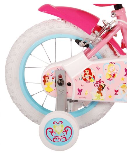 Disney Princess Kinderfahrrad - Mädchen - 14 Zoll - Rosa
