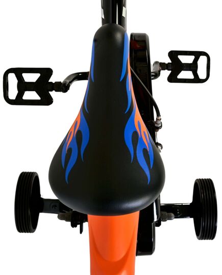 Hot Wheels Kinderfahrrad - Jungen - 14 Zoll - Schwarz Orange Blau
