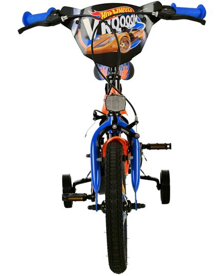 Hot Wheels Kinderfahrrad - Jungen - 14 Zoll - Schwarz Orange Blau
