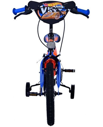 Hot Wheels Kinderfahrrad – Jungen – 16 Zoll – Schwarz Orange Blau – Zwei Handbremsen