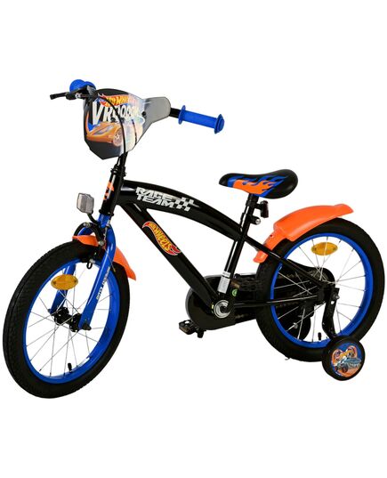 Hot Wheels Kinderfiets - Jongens - 16 inch - Zwart Oranje Blauw