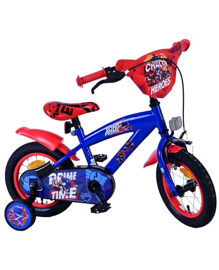 Sonic Prime Kinderfahrrad – Jungen – 12 Zoll – Blau Rot