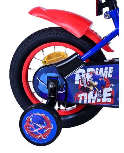 Sonic Prime Kinderfahrrad – Jungen – 12 Zoll – Blau Rot