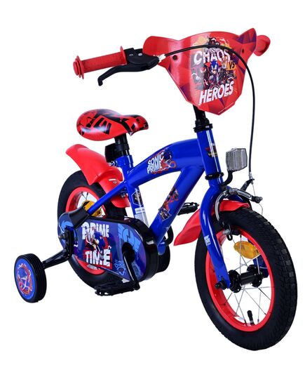 Sonic Prime Kinderfahrrad – Jungen – 12 Zoll – Blau Rot