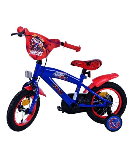 Sonic Prime Kinderfahrrad – Jungen – 12 Zoll – Blau Rot