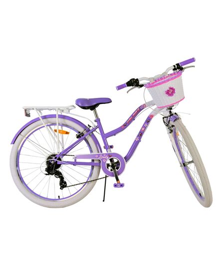 Volare Lovely Kinderfahrrad - Mädchen - 26 Zoll - Lila - 7 Gang
