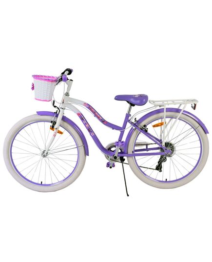 Volare Lovely Kinderfahrrad - Mädchen - 26 Zoll - Lila - 7 Gang