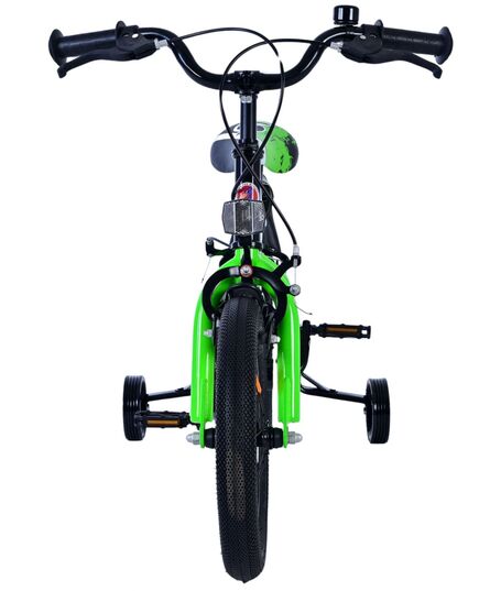 Volare Sportivo Kinderfahrrad – Jungen – 14 Zoll – Grün Schwarz – Zwei Handbremsen