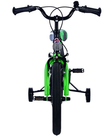 Volare Sportivo Kinderfahrrad – Jungen – 16 Zoll – Grün Schwarz – Zwei Handbremsen