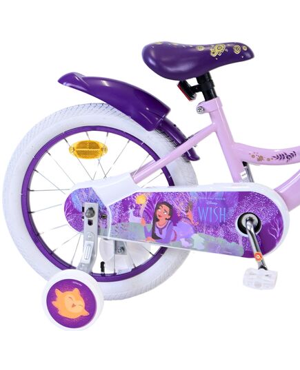 Disney Stitch Kinderfahrrad - Mädchen - 16 Zoll - Creme Koralle Blau [CLONE]
