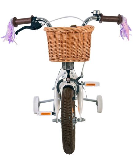 Volare Blossom Kinderfahrrad - Mädchen - 12 Zoll - Weiß