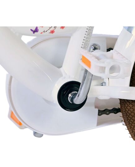Volare Blossom Kinderfahrrad - Mädchen - 12 Zoll - Weiß