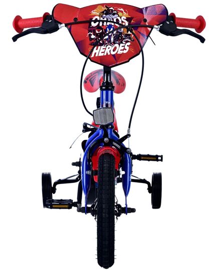 Sonic Prime Kinderfahrrad - Jungen - 12 Zoll - Blau Rot - Zweihandbremsen