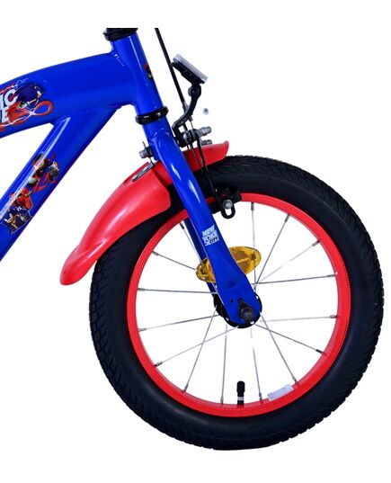 Sonic Prime Kinderfahrrad - Jungen - 14 Zoll - Blau Rot