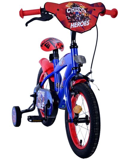 Sonic Prime Kinderfahrrad - Jungen - 14 Zoll - Blau Rot