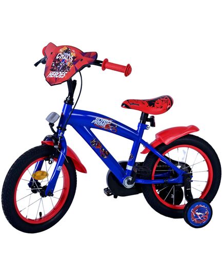 Sonic Prime Kinderfahrrad - Jungen - 14 Zoll - Blau Rot