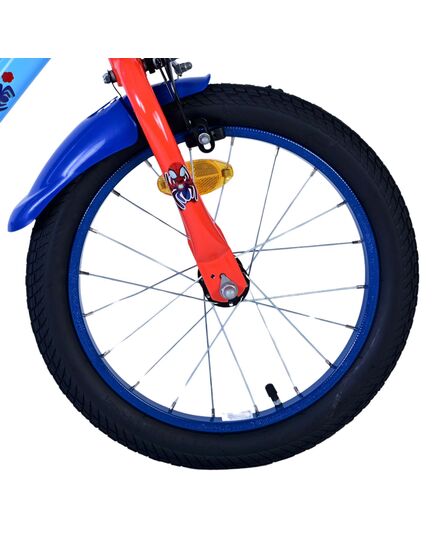 Spidey Kinderfahrrad – Jungen – 16 Zoll – Blau – Zwei Handbremsen