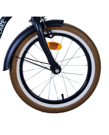 Volare Black Cruiser Kinderfahrrad - Jungen - 16 Zoll - Schwarz