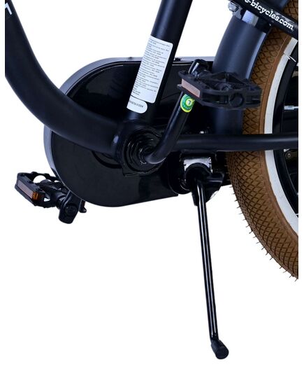Volare Black Cruiser Kinderfahrrad - Jungen - 16 Zoll - Schwarz