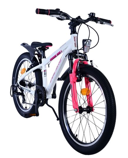 Volare XC Race Kinderfahrrad - 20 Zoll - 7-Gang - Weiß Pink
