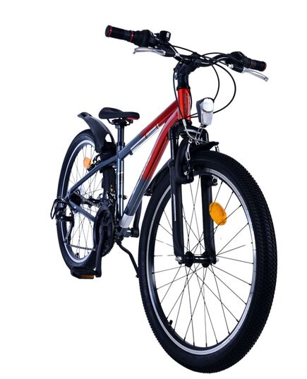 Volare XC Race Kinderfahrrad - 24 Zoll - 21 Gang - Rot/Grau