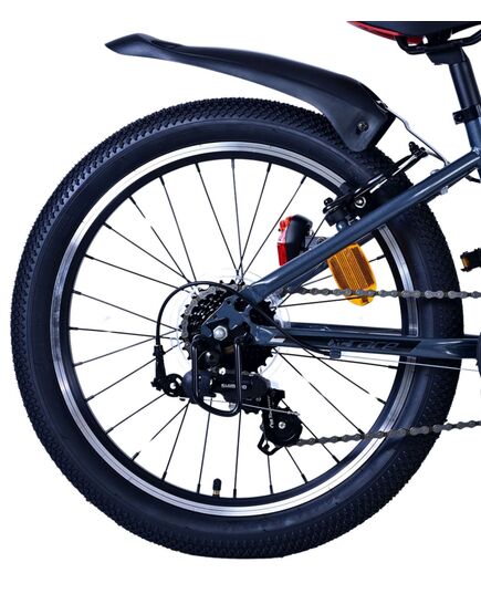 Volare XC Race Kinderfahrrad - 20 Zoll - 7 Gang - Rot/Grau