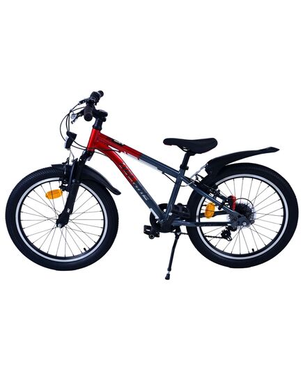 Volare XC Race Kinderfahrrad - 20 Zoll - 7 Gang - Rot/Grau