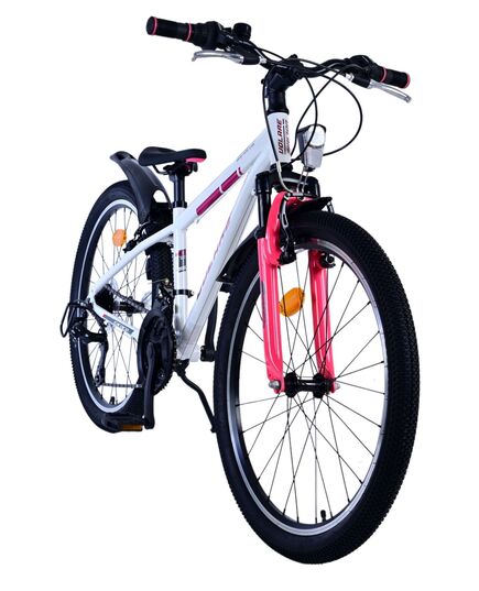 Volare XC Race Kinderfahrrad - 24 Zoll - 21 Gang - Weiß Pink