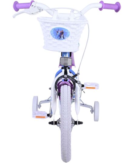 Disney Frozen 2 Kinderfahrrad - Mädchen - 14 inch - Blau / Lila