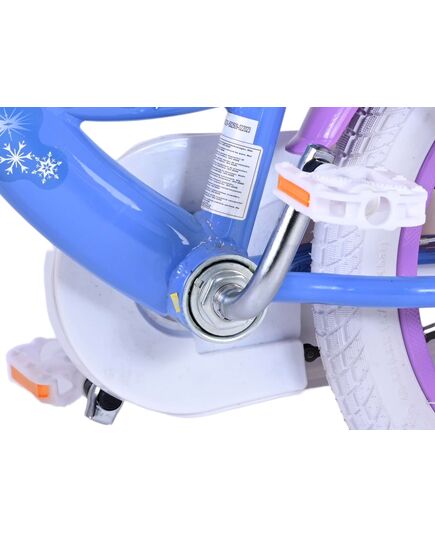 Disney Frozen 2 Kinderfahrrad - Mädchen - 14 inch - Blau / Lila