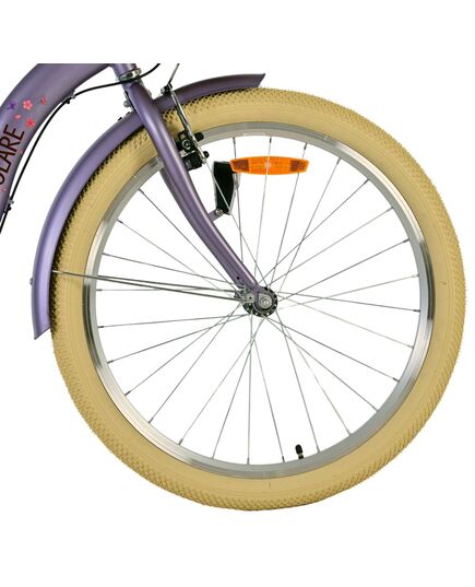 Volare Blossom Kinderfahrrad - Mädchen - 24 Zoll - Lila - 3 Gänge