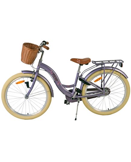 Volare Blossom Kinderfahrrad - Mädchen - 24 Zoll - Lila - 3 Gänge
